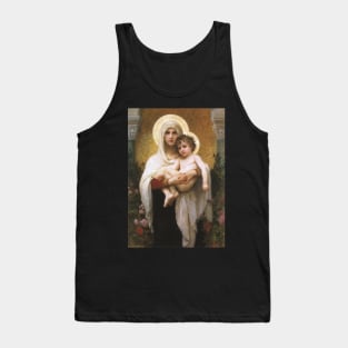 Madonna of the Roses by Bouguereau Tank Top